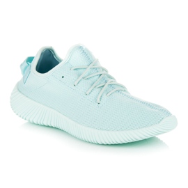 Vices Calzado textil con cordones azul 3