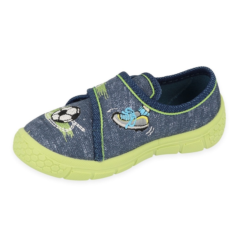 Calzado infantil befado 557P138 azul marino verde 1