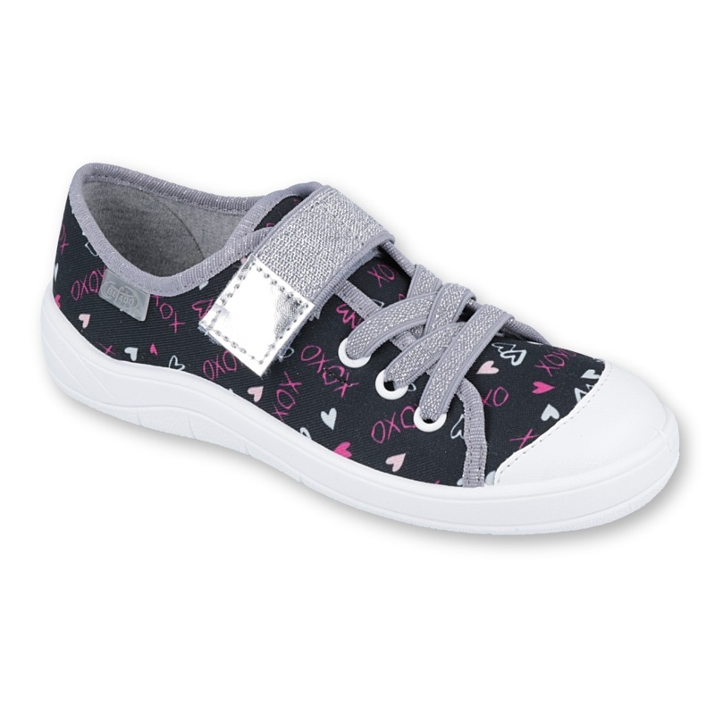 Calzado infantil befado 251Y142 rosado gris multicolor 1
