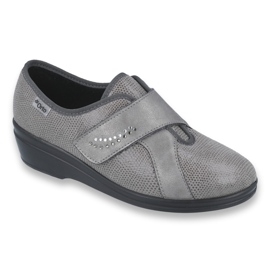 Zapatos de mujer befado pu 032D003 gris 1