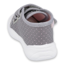 Calzado infantil befado 212P059 gris rosado 2