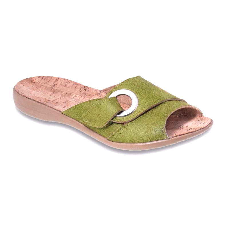 Zapatos de mujer befado pu 265D008 verde 1