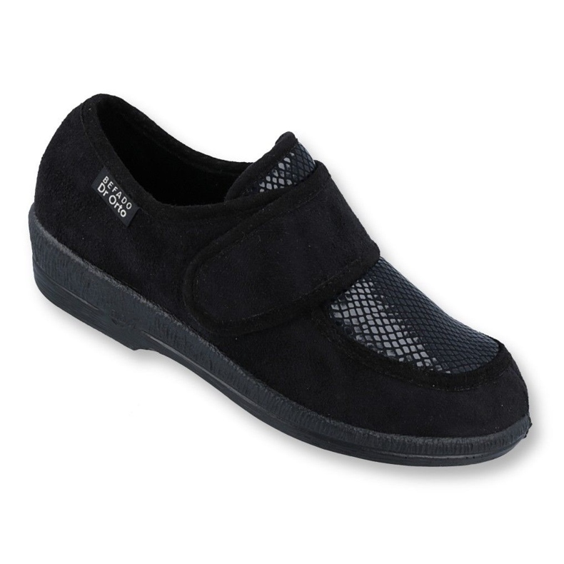 Dr.orto Befado Shoes de velcro para mujeres PU 984D012 Negro 1