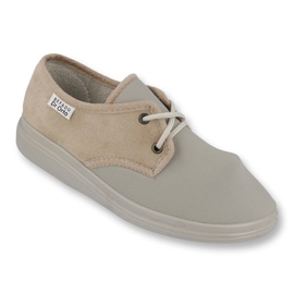 Zapatos de mujer befado pu 990D002 beige 1