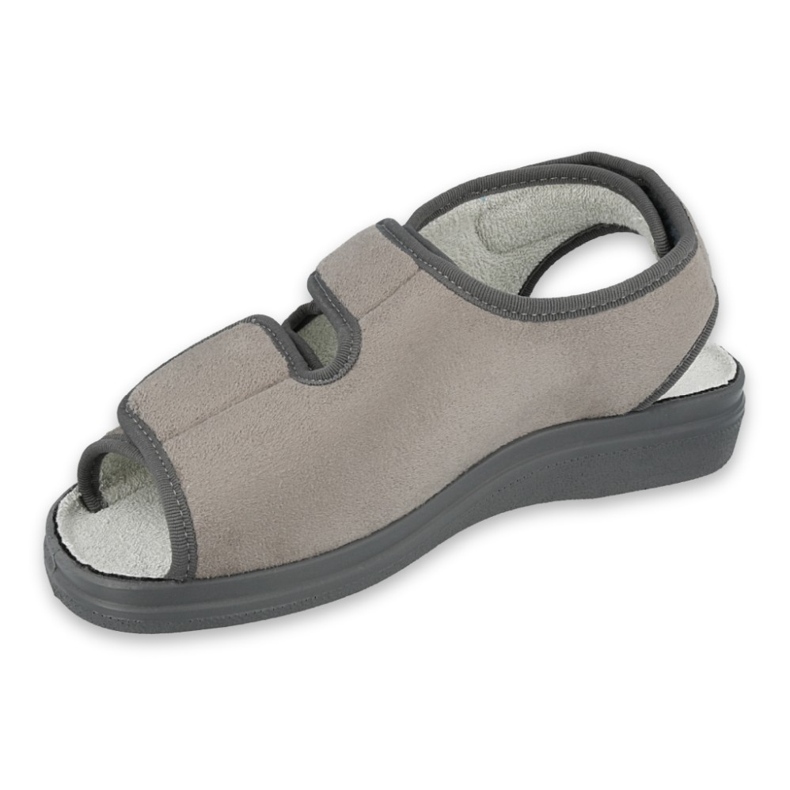 Zapatos de mujer befado pu 676D006 gris 2