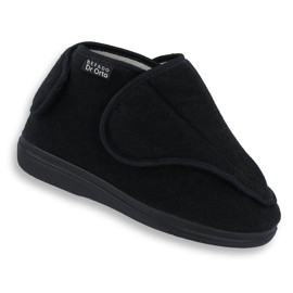 Dr.orto Befado Shoes de velcro para mujeres 163d002 Negro 3