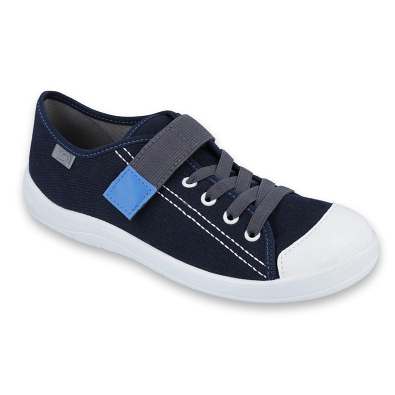 Zapatillas de zapatillas Befado con velcro 251Q047 azul marino 1