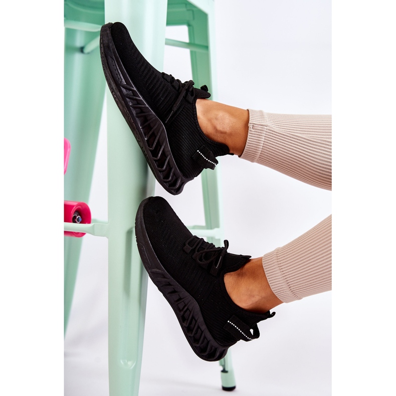 FM1 Deportivas Mujer Lona Negras Lenney negro 2