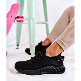 FM1 Deportivas Mujer Lona Negras Lenney negro 4