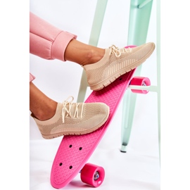 FM1 Deportivas De Mujer Sequro Sin Cordones Beige 1