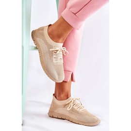 FM1 Deportivas De Mujer Sequro Sin Cordones Beige 5