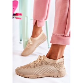 FM1 Deportivas De Mujer Sequro Sin Cordones Beige 4