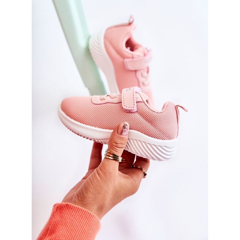 FR1 Deportivas Infantiles Con Velcro Rosa Lexy 1