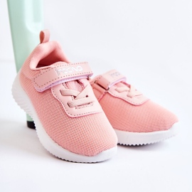 FR1 Deportivas Infantiles Con Velcro Rosa Lexy 2