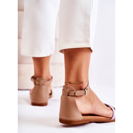 Sandalias de mujer de moda Maciejka L4953-04 Multicolor beige 4