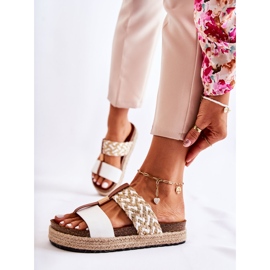 FB1 Zapatillas Mujer Con Piel Ecológica Simon's Blanco beige 1 FB1 Zapatillas Mujer Con Piel Ecológica Simon's Blanco beige 1