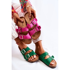 FB1 Slip-on verde de mujer Misandei 5