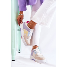PS1 Deportivas Mujer Francis Beige multicolor 10