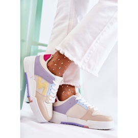 PS1 Deportivas Mujer Francis Beige multicolor 1