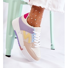 PS1 Deportivas Mujer Francis Beige multicolor 9