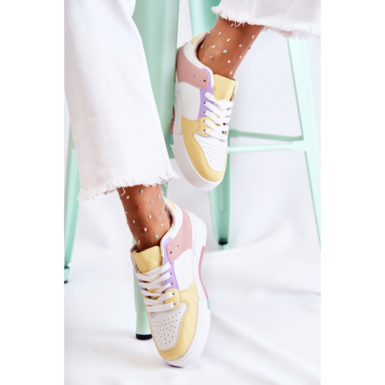 PS1 Deportivas mujer Francis blancas y amarillas blanco multicolor 2 PS1 Deportivas mujer Francis blancas y amarillas blanco multicolor 2