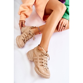 PG2 Deportivas deportivas mujer Azella zapatos beige 8