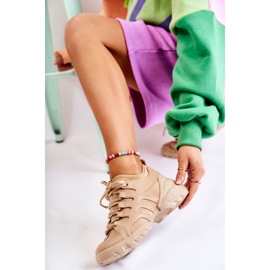 PG2 Deportivas deportivas mujer Azella zapatos beige 3