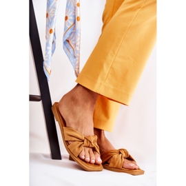 PG1 Pantuflas de ante a la moda para mujer Camel Lorrie marrón amarillo 1 PG1 Pantuflas de ante a la moda para mujer Camel Lorrie marrón amarillo 1