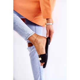 PG1 Pantuflas Tacoma De Mujer Negras Con Perlas Decorativas negro 7