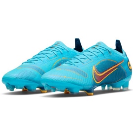 Nike Mercurial Vapor 14 Elite Fg M DJ2837 484-S zapatos de fútbol azul azul 2