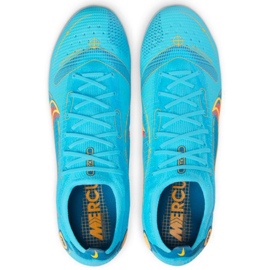 Nike Mercurial Vapor 14 Elite Fg M DJ2837 484-S zapatos de fútbol azul azul 4