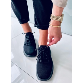 Zapatillas estilo calcetín negro Wendy 2