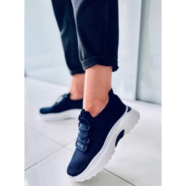 Zapatillas estilo calcetín Wendy Navy azul 2