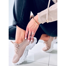 Zapatillas estilo calcetín Thorne Khaki beige 4
