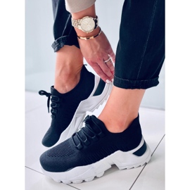 Zapatillas calcetín negras Thorne negro 2