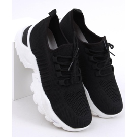 Zapatillas calcetín negras Thorne negro 5