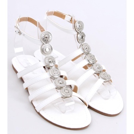 Sandalias mujer Logan White gladiador blanco 5