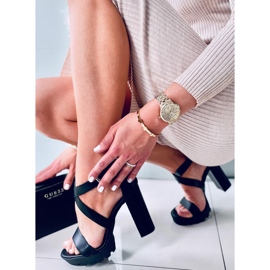 Sandalias en la plataforma Spencer Black negro 3