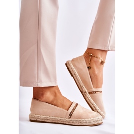 S.Barski Alpargatas clásicas de mujer sin cordones Cersei en beige 6
