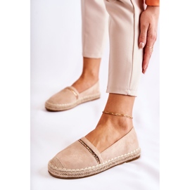 S.Barski Alpargatas clásicas de mujer sin cordones Cersei en beige 7