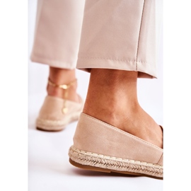 S.Barski Alpargatas clásicas de mujer sin cordones Cersei en beige 2