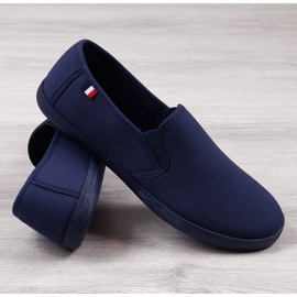 Atletico Zapatillas slip-on de hombre Atlético azul marino 1