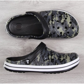 American Club black black camo zapatillas hombre negro 2