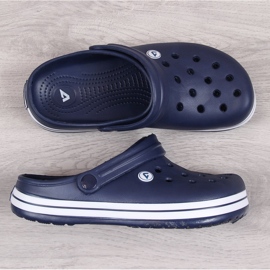 Chanclas de piscina de hombre azul marino American Club 1