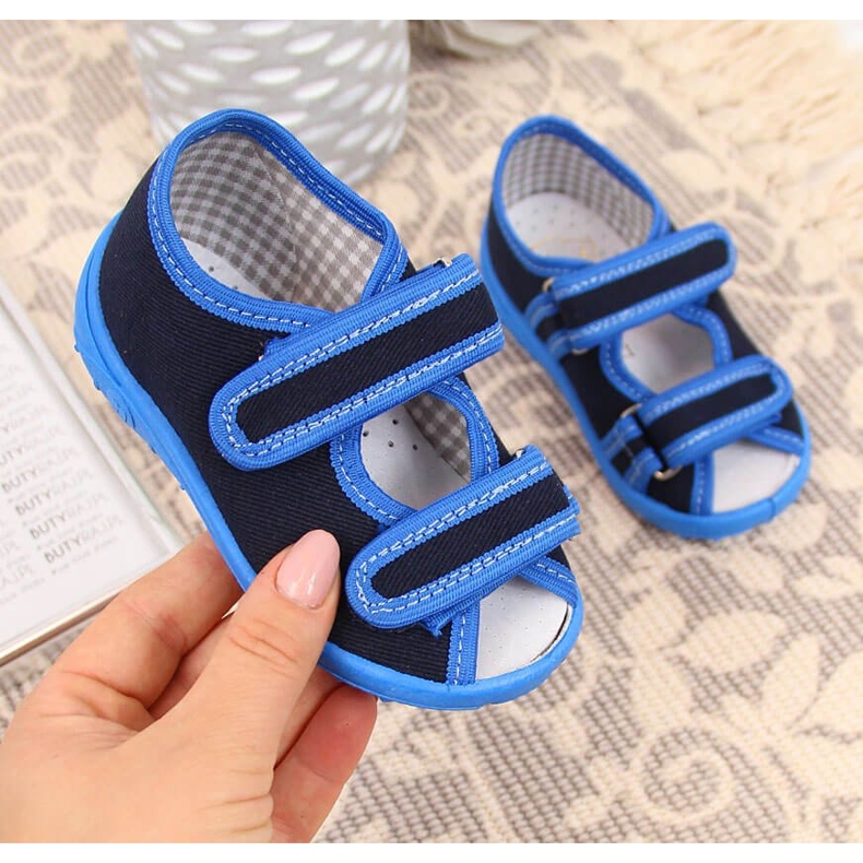 Chanclas niño sandalias casa Nazo azul 2 Chanclas niño sandalias casa Nazo azul 2