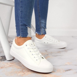 News Deportivas bajas de ecopiel blanca NOVEDADES blanco 6