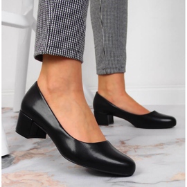 Negro Sergio Leone zapatos de salón negros 5