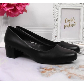 Negro Sergio Leone zapatos de salón negros 2