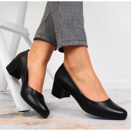 Negro Sergio Leone zapatos de salón negros 4