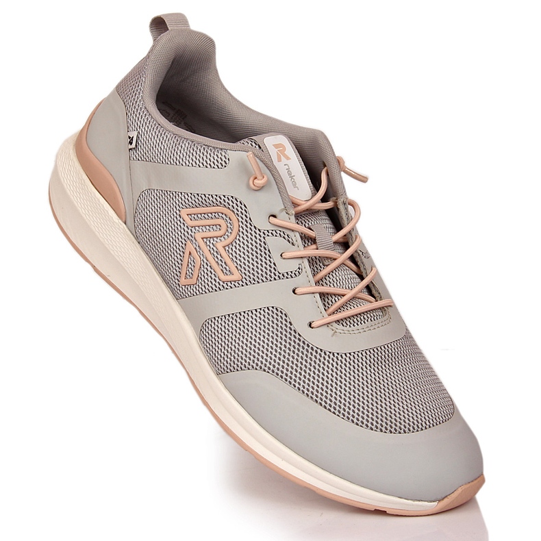 Gris Rieker 40102-40 deportivas grises de mujer 1